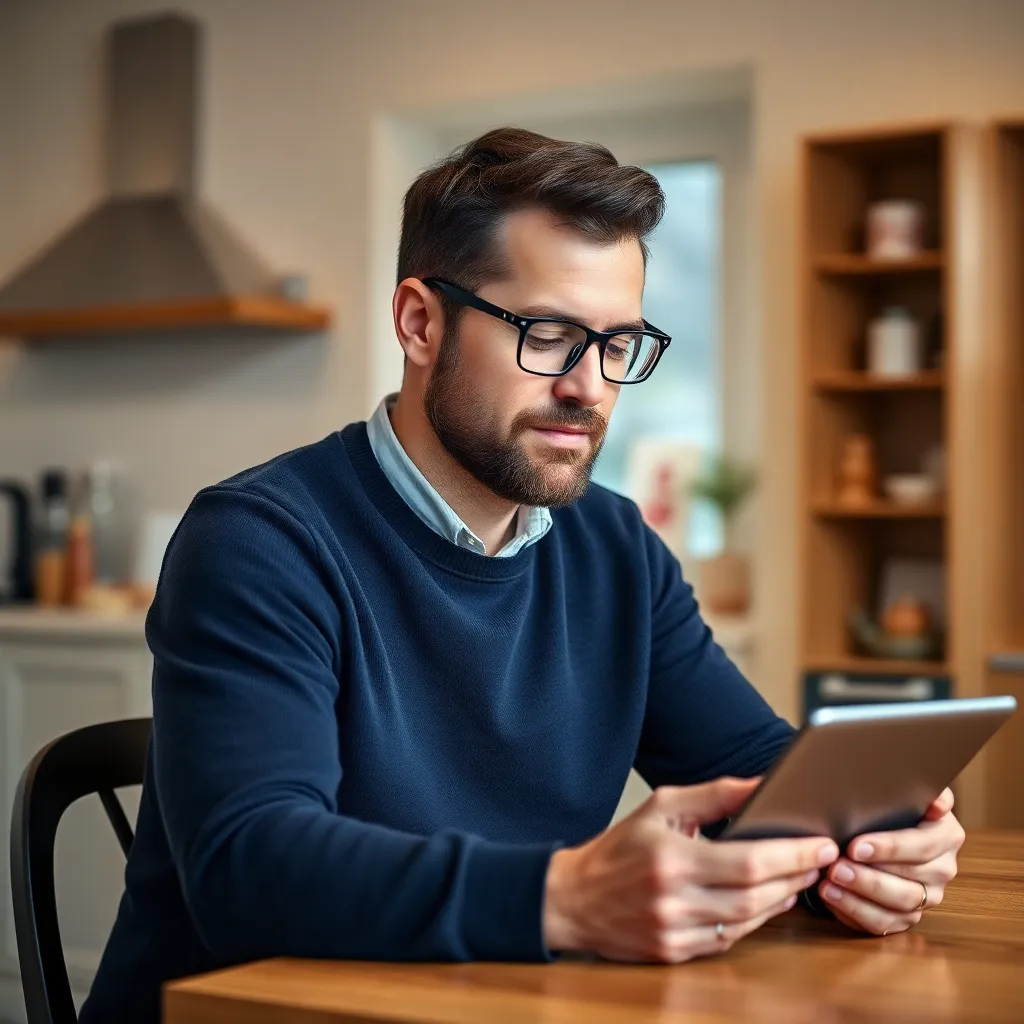 Gezin bespreekt huishoudbudget aan eettafel