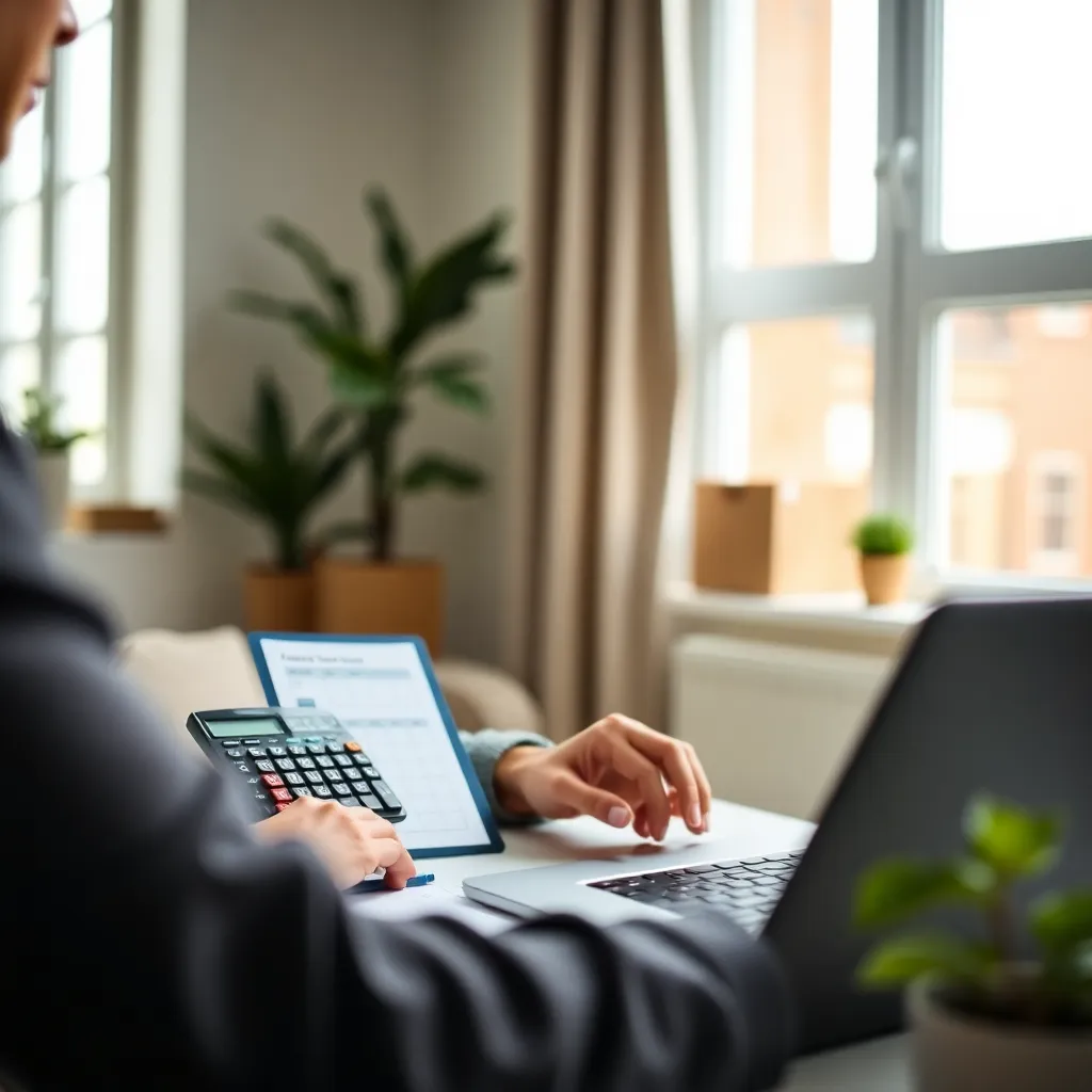 Tiener met spaarpotjes gelabeld voor verschillende doelen