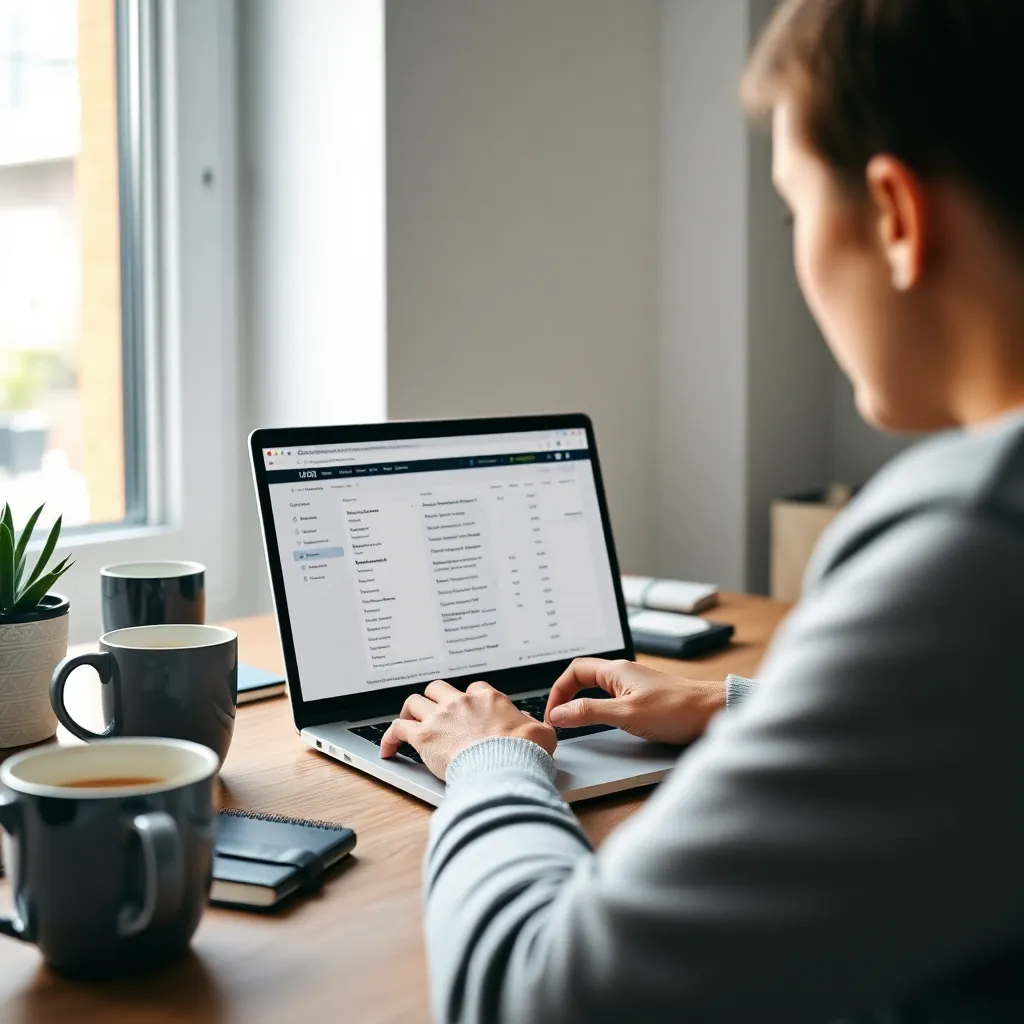 Smartphone met financiële apps op het scherm