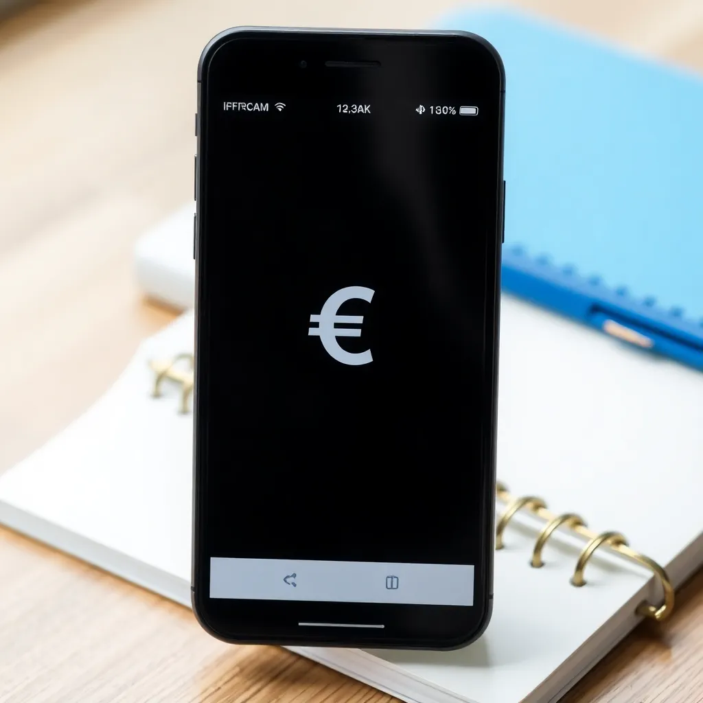 Persoon die digitaal budgetplan maakt op laptop